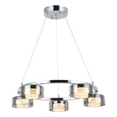 PRIMO 5'Lİ 63'LÜK LEDLİ AVİZE 40W 3000K