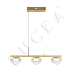 LAROW 70'LİK 3'LÜ LEDLİ MASAÜSTİ AVİZE 18W 3000K