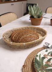 HASIR OVAL SEPET 33X25CM