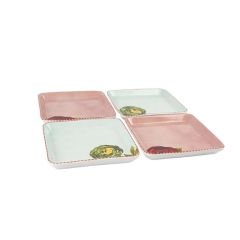 MODERN TIMES 4'LÜ KARE SERVİS TABAK 11CM