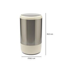 LİMA ÇÖP KOVASI 20LT BEJ