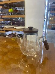 AKASYA KULPLU CAM DEMLİK 1000ML