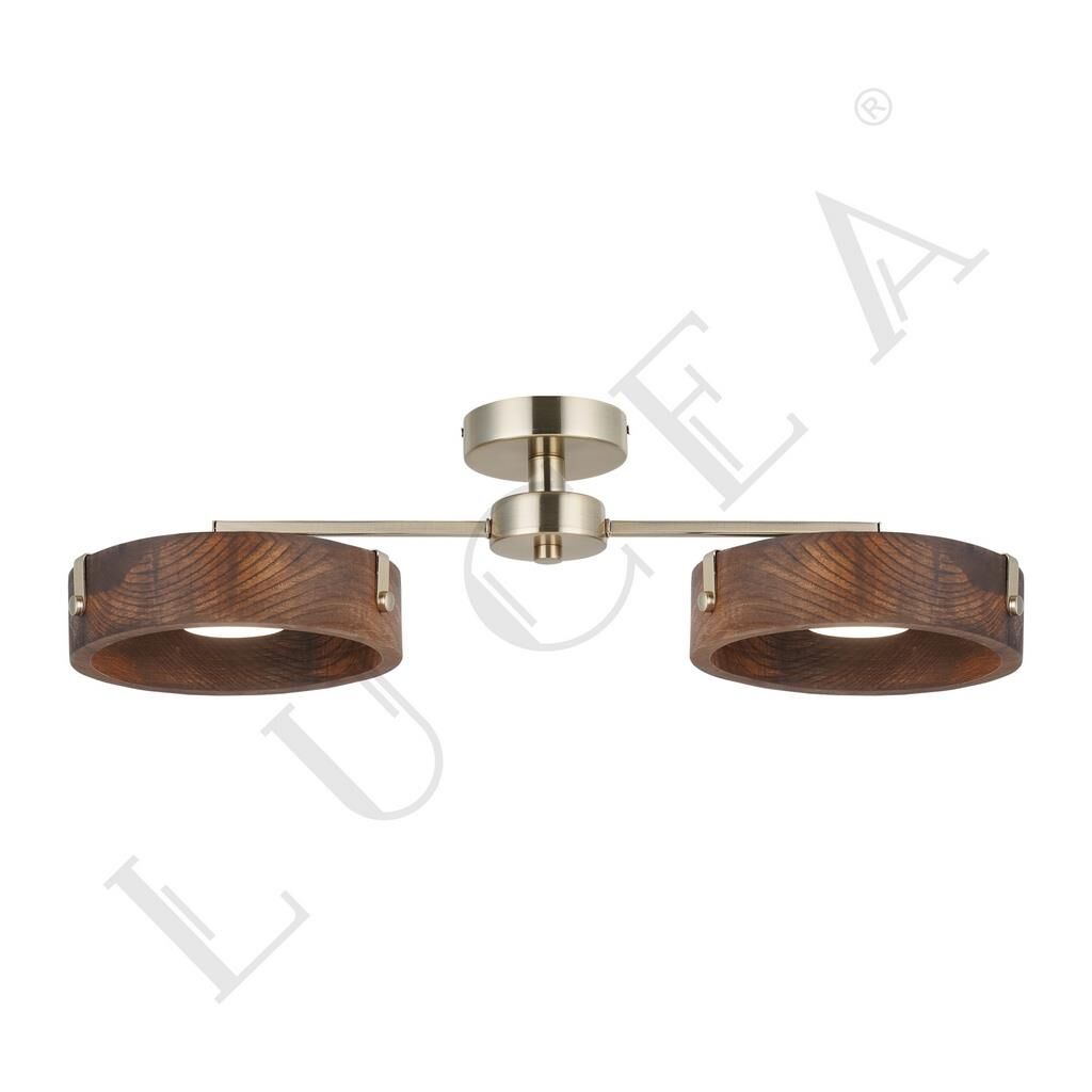 DEGAS 2'Lİ ANTİK LAK PLAFONYER AVİZE