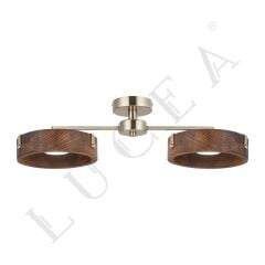 DEGAS 2'Lİ ANTİK LAK PLAFONYER AVİZE