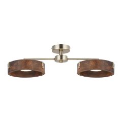 DEGAS 2'Lİ ANTİK LAK PLAFONYER AVİZE