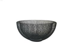 SİYAH METAL MEYVE SEPETİ 24CM