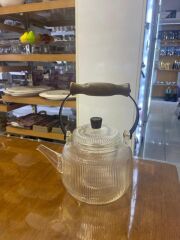 AKASYA KULPLU CAM DEMLİK 1000ML