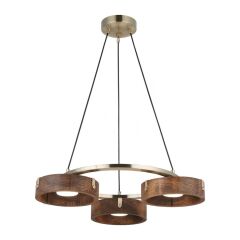 DEGAS 3'LÜ ANTİK LAK SARKIT AVİZE