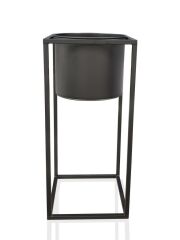 SİYAH AYAKLI SAKSI 70X35CM