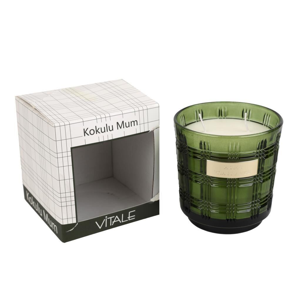 CALDA SİYAH BARDAK MUM 600G
