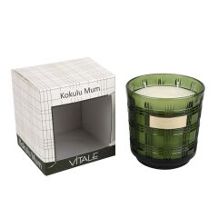 CALDA SİYAH BARDAK MUM 600G