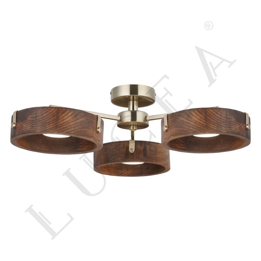 DEGAS 3'LÜ ANTİL LAK PLAFONYER AVİZE