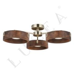 DEGAS 3'LÜ ANTİL LAK PLAFONYER AVİZE