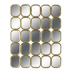 ALTIN DİKDÖRTGEN AYNA 79X99CM