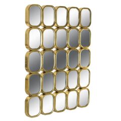 ALTIN DİKDÖRTGEN AYNA 79X99CM