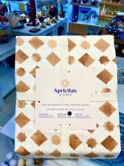 KUTUSUZ TERRA TERRACOTA TENSEL SATEN BASKI ÇİFT KİŞİLİK NEVRESİM/YASTIK KILIFI(2ADET)