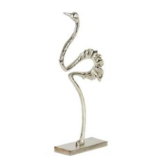 GÜMÜŞ FLAMİNGO DEKOR 39CM