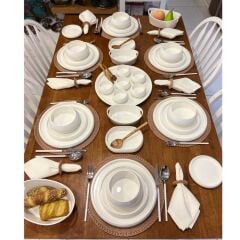 BIANCO PERLA 6 KİŞİLİK 37 PARÇA YEMEK TAKIMI