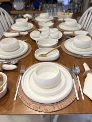 BIANCO PERLA 6 KİŞİLİK 37 PARÇA YEMEK TAKIMI