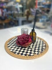 DAMALI RATTAN SUPLA/DEKORATİF TEPSİ 30CM