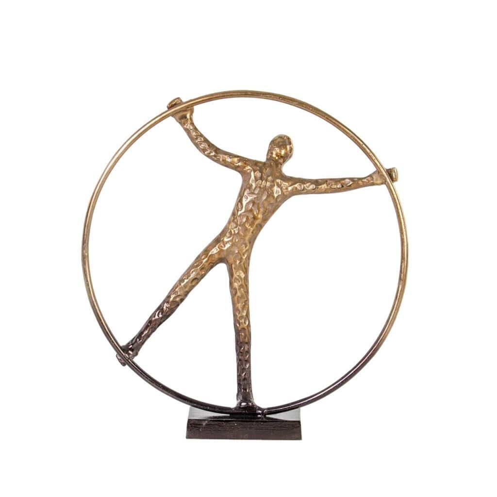 KAHVE BAKIR STANDLI DEKOR 41CM