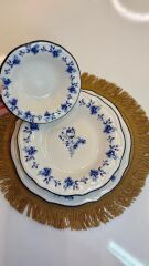 VINTAGE 6 KİŞİLİK 24 PARÇA YEMEK TAKIMI