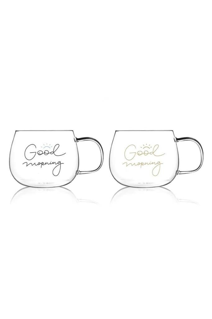 COSTA MORNİNG 2'Lİ CAM KUPA 400ML