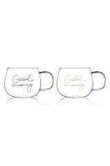 COSTA MORNİNG 2'Lİ CAM KUPA 400ML