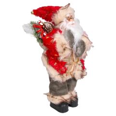 YEŞİLİ PANTOLONLU HEDİYE ÇUVALLI NOEL BABA 30CM