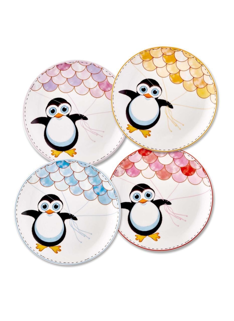 PENGUIN 4'LÜ TATLI TABAK 17CM