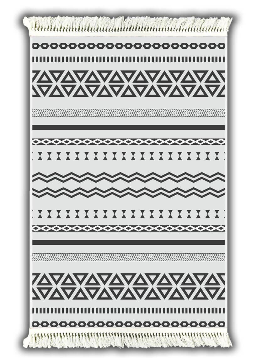 RİVA FİN BEYAZ KAYDIRMAZ HALI 80X150CM