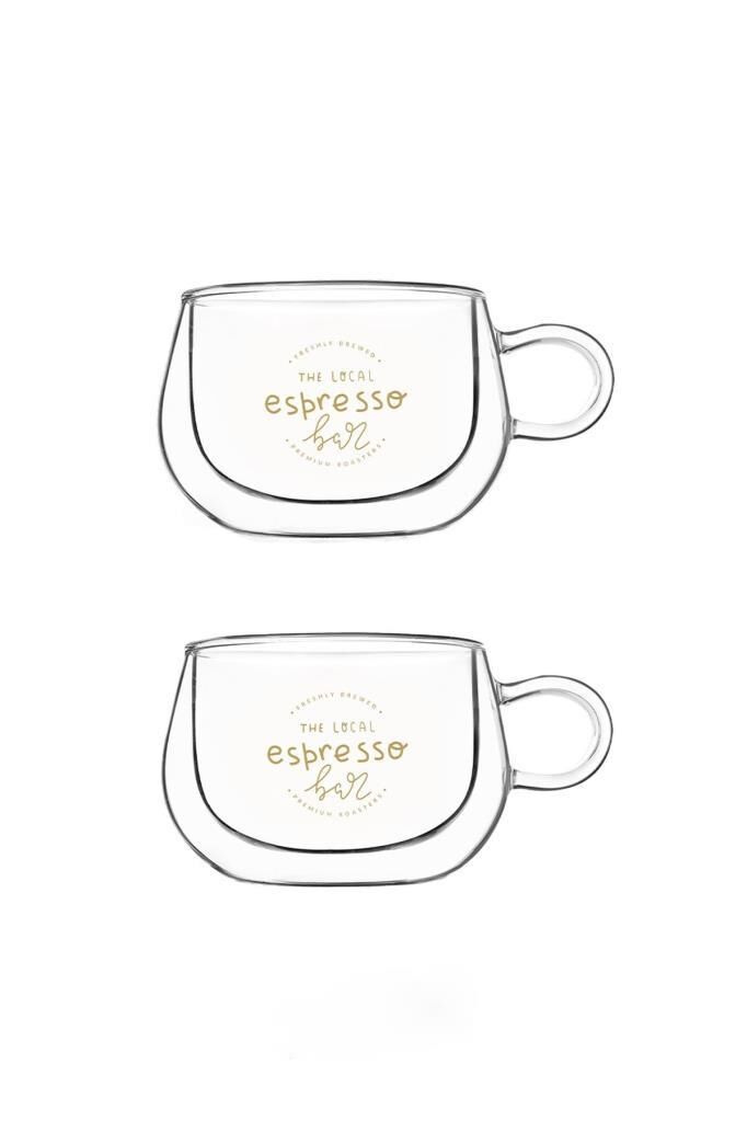ÇİFT CİDARLI 2'Lİ ESPRESSO FİNCANI 160ML