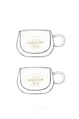 ÇİFT CİDARLI 2'Lİ ESPRESSO FİNCANI 160ML