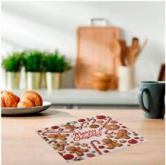 YILBAŞI KURABİYE ADAM KAĞIT PEÇETE 33X33CM(20ADET)