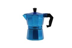 PİCCOLO - MOKA POT 6 FİNCAN MAVİ