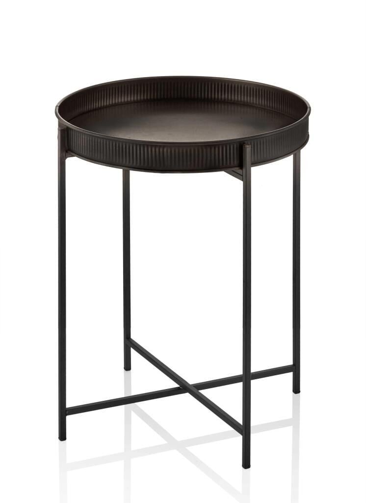 SİYAH GALVENİZ SEHPA 56x41 CM
