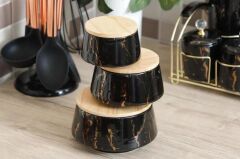 AROW LENA MERMER DESEN 3'LÜ SAKLAMA KABI SETİ