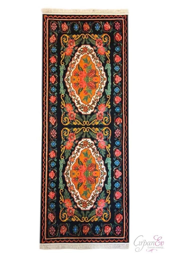 6009 KİLİM DESEN KAYDIRMAZ HALI 80x300cm