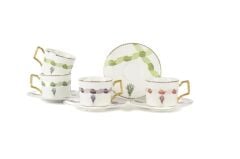 LAVANDER 4'LÜ TÜRK KAHVESİ FİNCANI