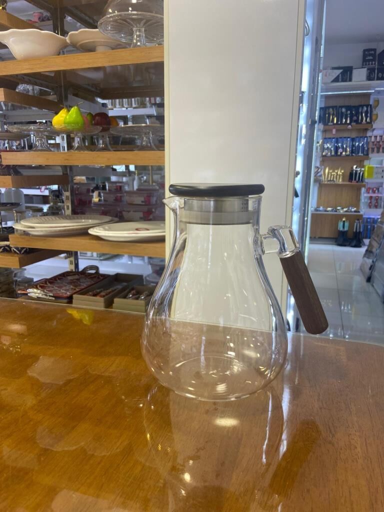 AKASYA KULPLU CAM SÜRAHİ 1800ML