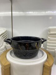 AROW LENA MERMER DESEN SİYAH KASE