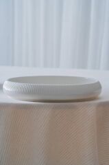 BIANCO LINEA TEKLİ ÇUKUR TABAK 24CM