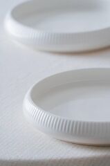BIANCO LINEA TEKLİ PASTA TABAK 18CM