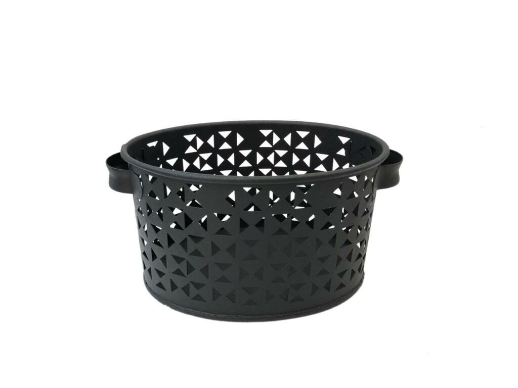 SİYAH KULPLU MEYVE SEPETİ 24 CM