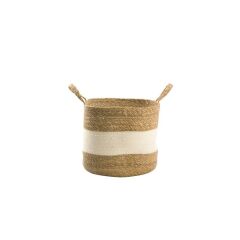 HASIR KREM KULPLU SEPET 23CM