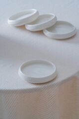 BIANCO LINEA TEKLİ MİNİ TABAK 10CM