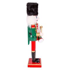 KIRMIZI YEŞİL ŞAPKALI KURŞUN ASKER NOEL DEKOR 30CM