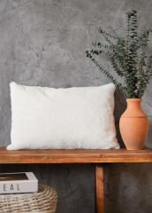 PELUŞ BEYAZ KIRLENT 37x55 CM