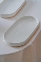 BIANCO LINEA OVAL KAYIK TABAK 15X32CM