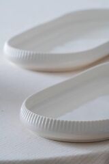 BIANCO LINEA OVAL KAYIK TABAK 15X32CM